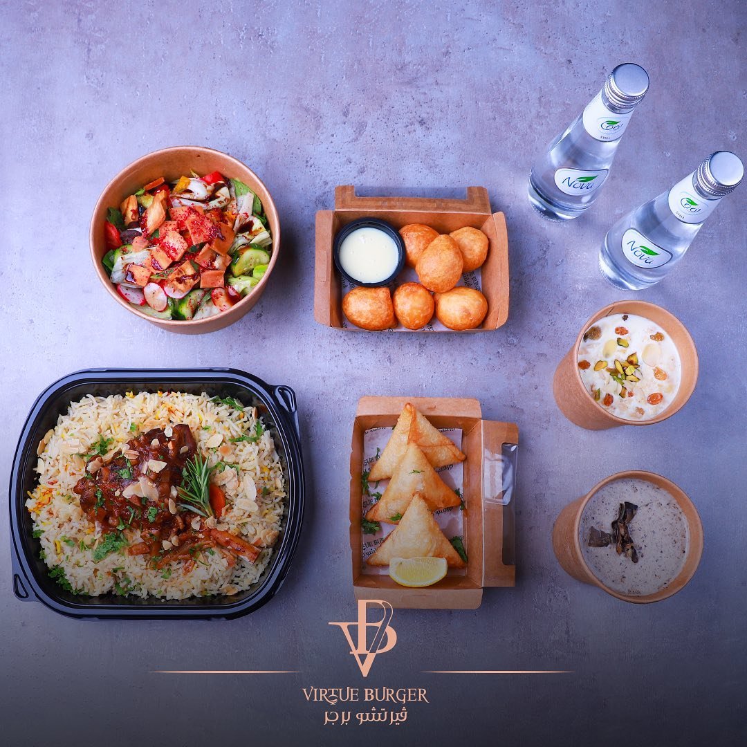 مطعم ڤيرتشو برجر virtueburger ( الاسعار + المنيو + الموقع )