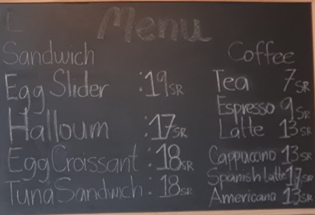 EGGSACTLY Menu