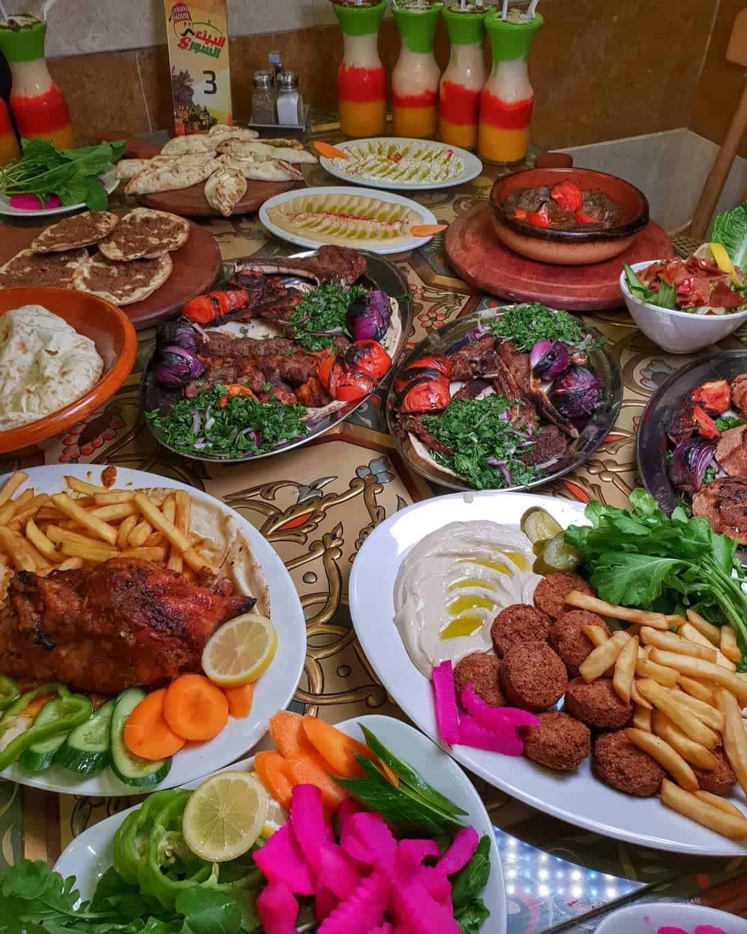 افضل مطاعم سورية في الرياض( الأسعار + المنيو + الموقع )  