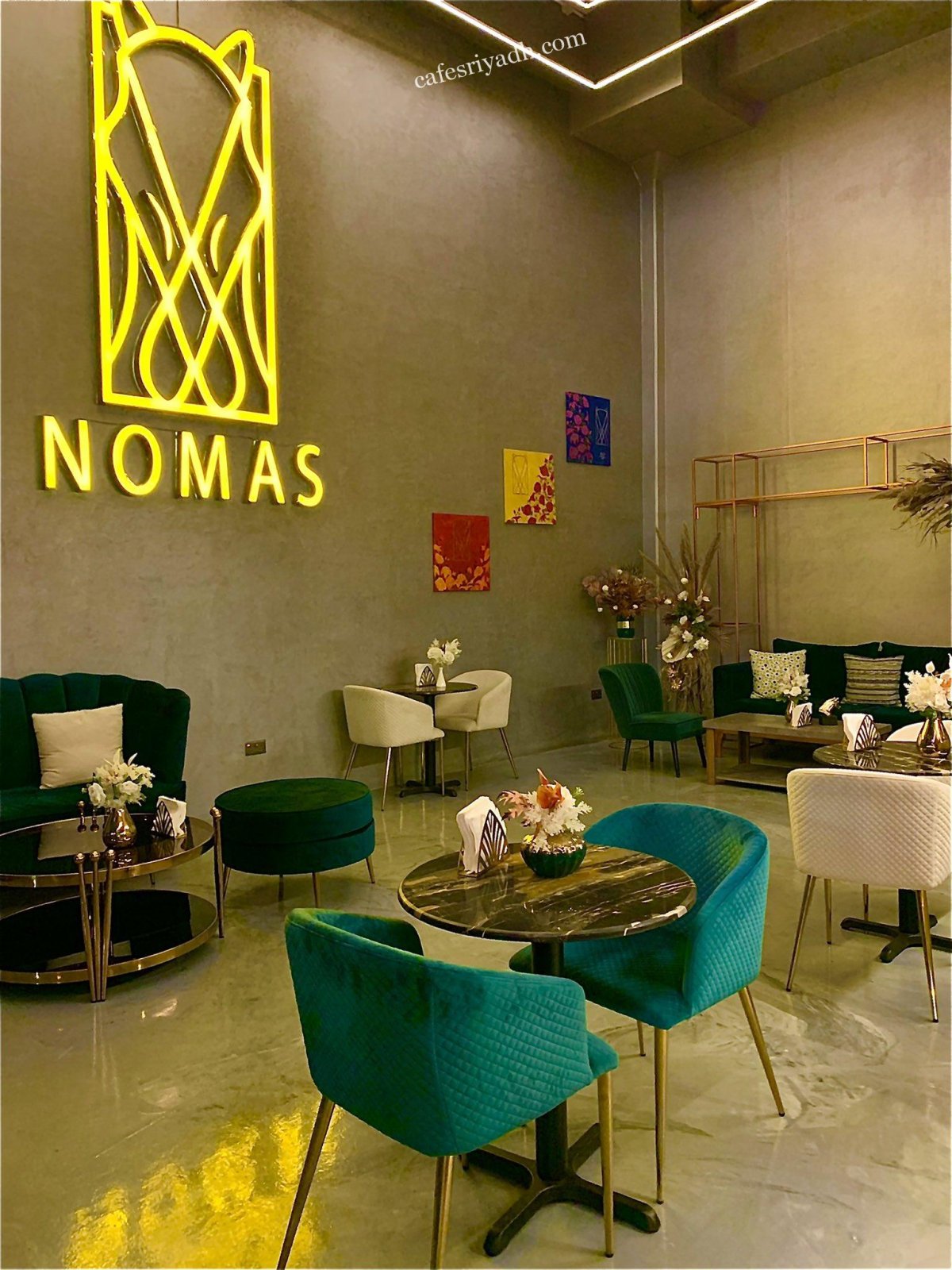 نوماس NOMAS كافيه بالرياض (الأسعار+ المنيو+ الموقع)