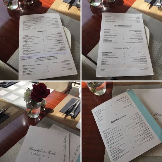 acostck resturant menu
