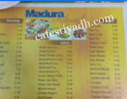 madora menu
